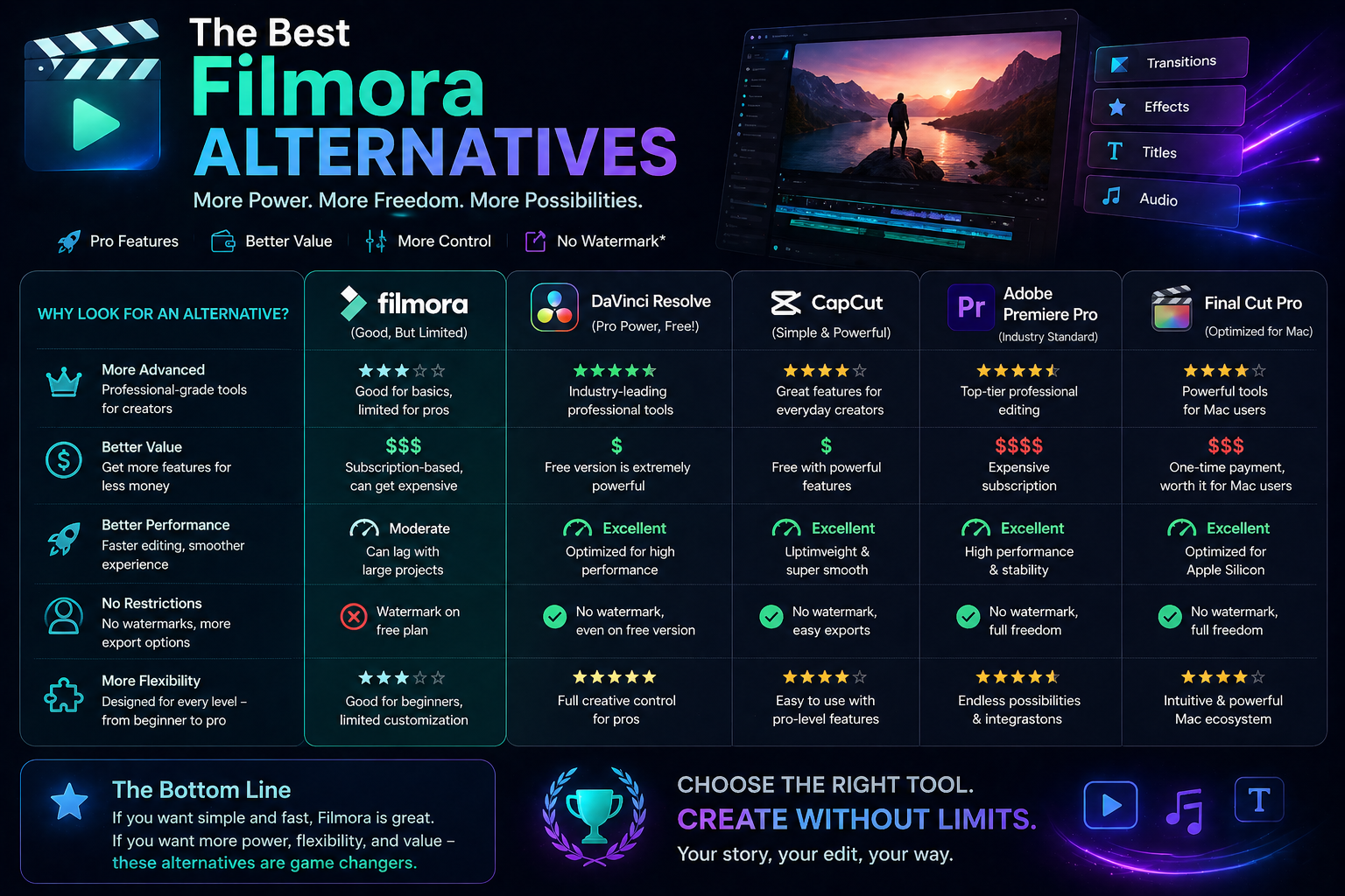 Filmora alternative