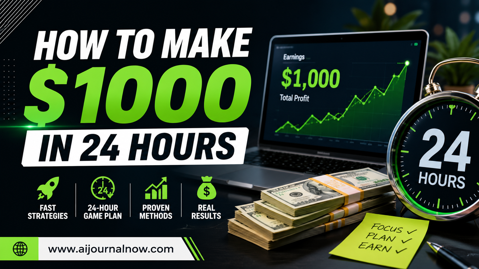 How to make $1000 in 24 hours