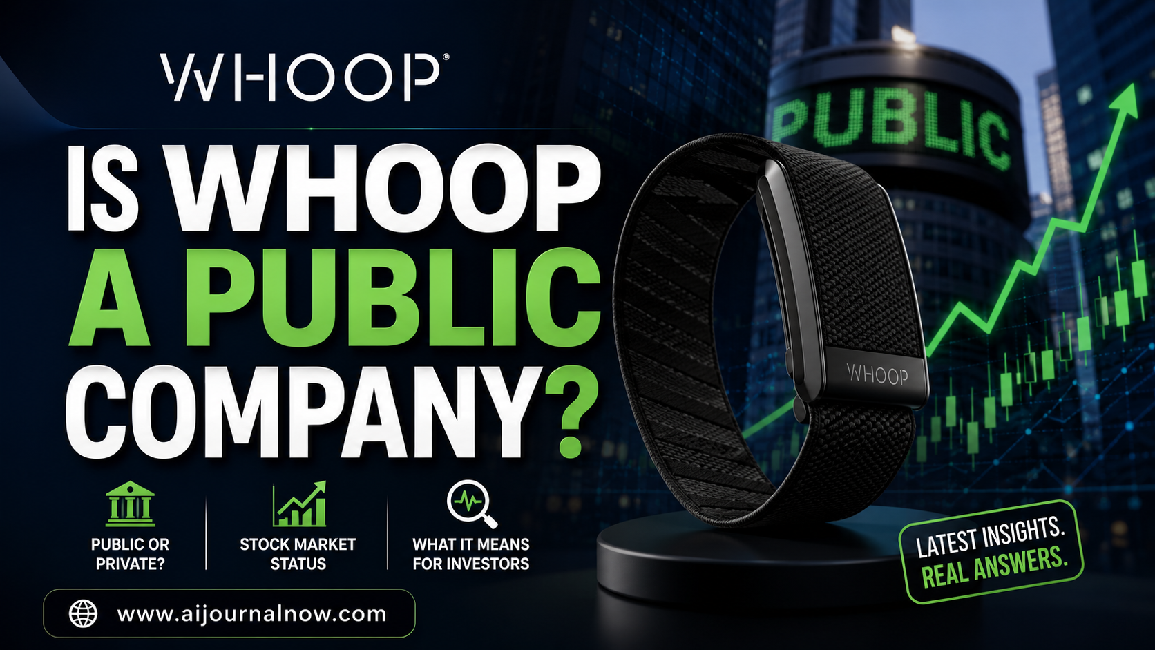 Is WHOOP a Public Company