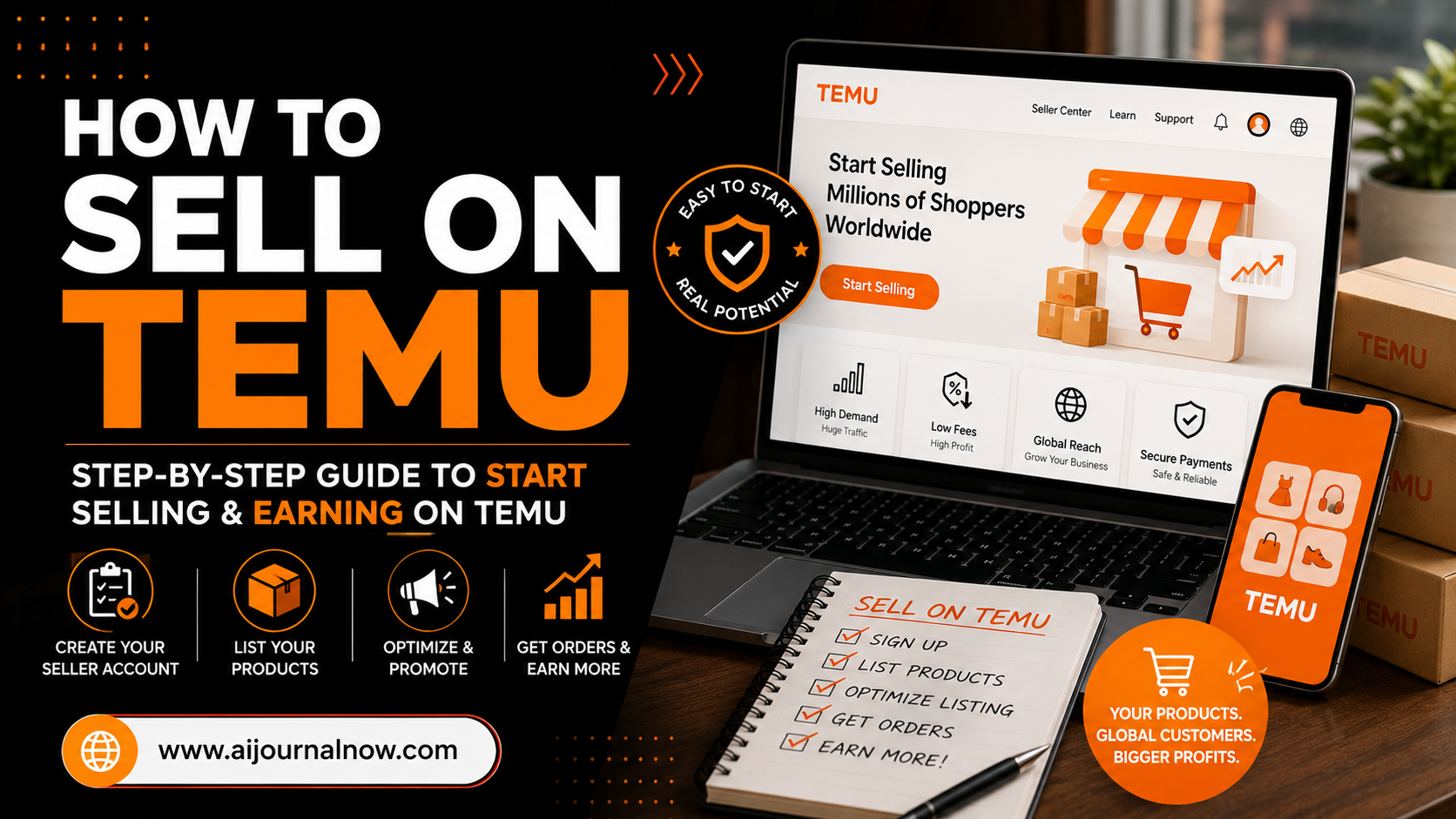 how to sell on temu