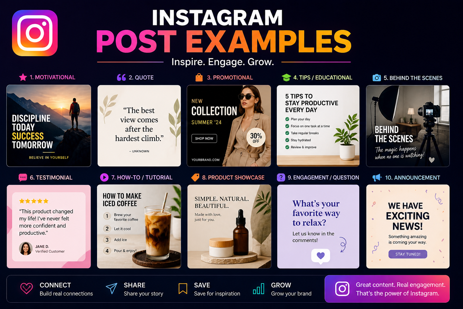 instagram post examples