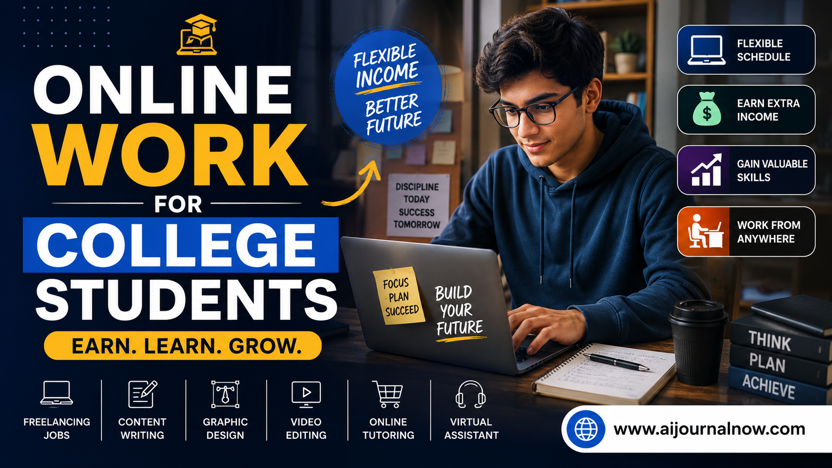 online work for college students