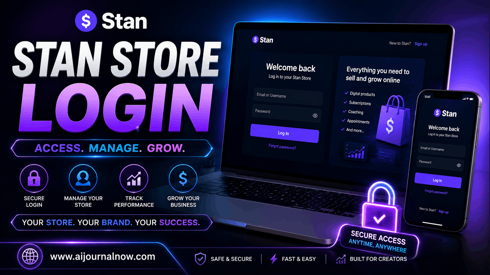 stan store login