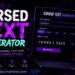 cursed text generator