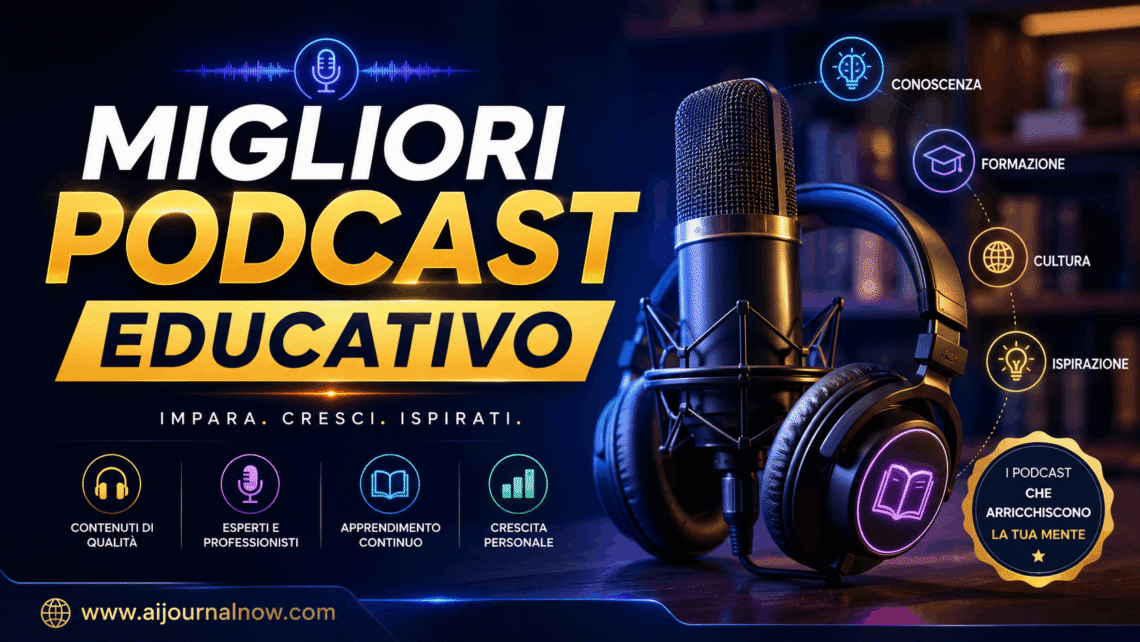 migliori podcast educativo