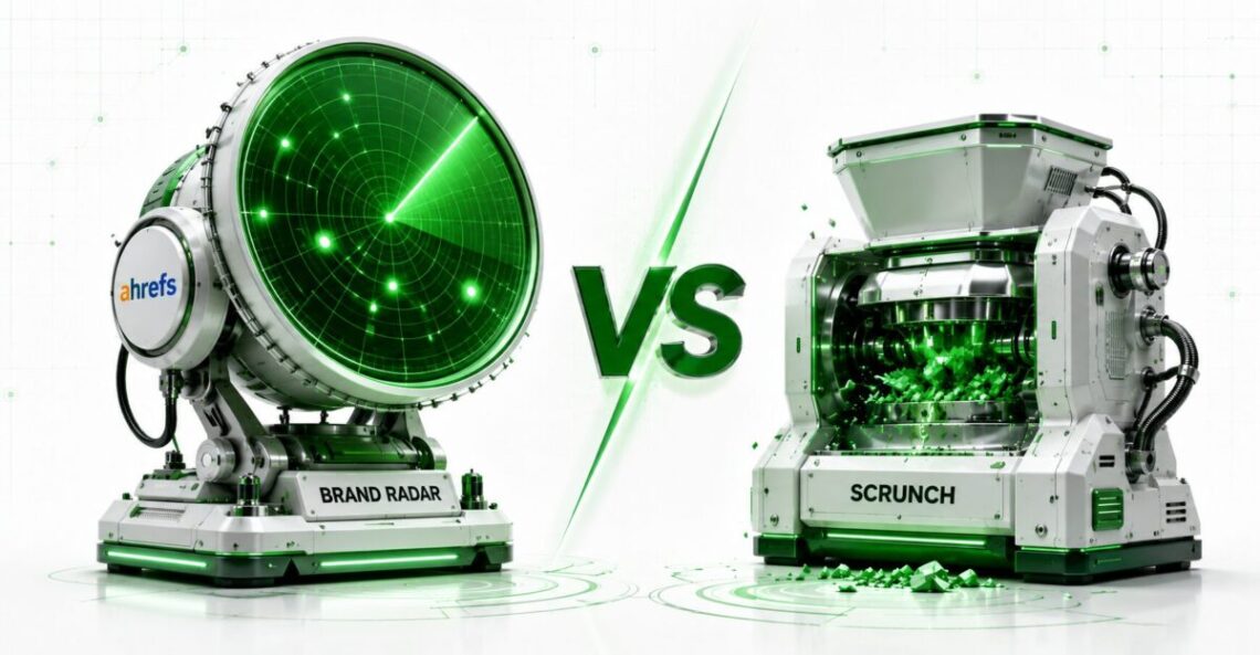 Ahrefs Brand Radar vs Scrunch