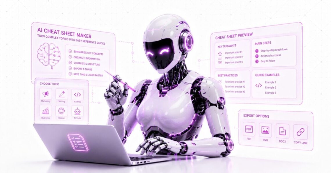 AI Cheat Sheet Maker